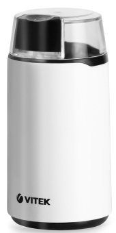Кофемолка Vitek Harmony VT-1547 200Вт сист.помол.:ротац.нож вместим.:45гр белый - купить недорого с доставкой в интернет-магазине
