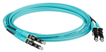 Патч-корд Panduit FX2ELLNLNSNM003 2x50/125 OM3 LC дуплекс-LC дуплекс 3м LSZH аквамарин - купить недорого с доставкой в интернет-магазине