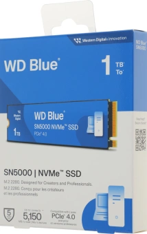 Накопитель SSD WD PCIe 4.0 x4 1TB WDS100T4B0E SN5000 Blue M.2 2280 - купить недорого с доставкой в интернет-магазине