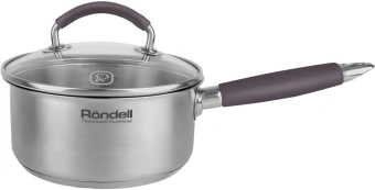 Ковш Rondell Akzent RDS-1386 1.3л. d=16см (с крышкой) стальной - купить недорого с доставкой в интернет-магазине