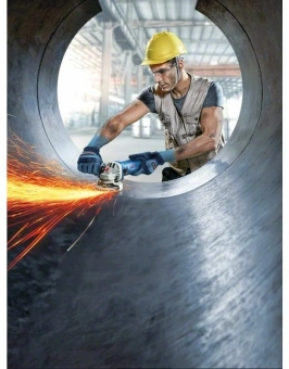Углошлифовальная машина Bosch GWS 9-125 900Вт 11000об/мин рез.шпин.:M14 d=125мм (0601396022) - купить недорого с доставкой в интернет-магазине