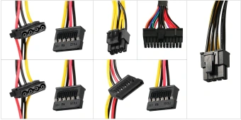 Блок питания KingPrice ATX 500W KPPSU500 (20+4pin) 120mm fan 4xSATA - купить недорого с доставкой в интернет-магазине