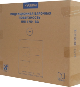 Индукционная варочная поверхность Hyundai HHI 4751 BG черный - купить недорого с доставкой в интернет-магазине