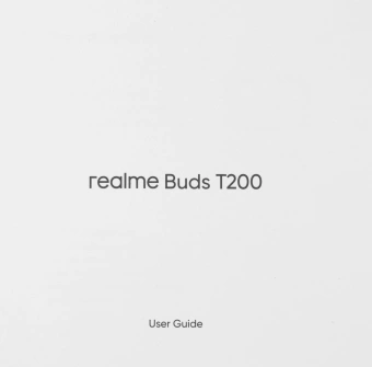 Гарнитура внутриканальные Realme Buds T200 белый беспроводные bluetooth в ушной раковине (6941764462076) - купить недорого с доставкой в интернет-магазине