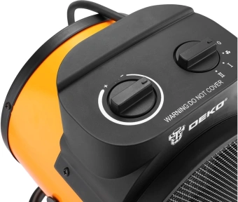 Тепловая пушка электрическая Deko DKIH3300W 3300Вт оранжевый/черный - купить недорого с доставкой в интернет-магазине