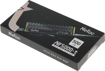 Накопитель SSD Netac PCIe 4.0 x4 500GB NT01NV5000T-500-E4X NV5000t M.2 2280 - купить недорого с доставкой в интернет-магазине