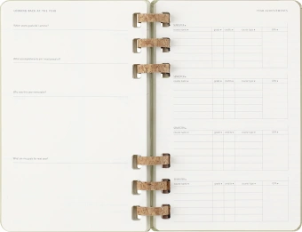 Еженедельник Moleskine ACADEMIC SPIRAL DHSPK5212AMWH3 Large 150х210мм 200стр. кремовые страницы спираль киви - купить недорого с доставкой в интернет-магазине