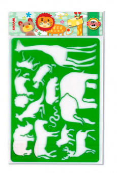 Шаблон чертежный Koh-I-Noor 9820001001PS пластик 265х187мм прозрачный/зеленый 1:1 фигурная блистер (упак.:1шт) - купить недорого с доставкой в интернет-магазине