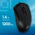 Мышь Оклик 125M черный оптическая 1200dpi USB 3but (1175317) - купить недорого с доставкой в интернет-магазине