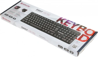 Клавиатура Defender Daily Hb-162 черный USB Multimedia (45162) - купить недорого с доставкой в интернет-магазине