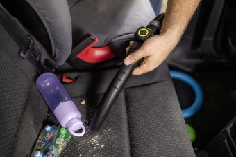 Строительный пылесос Karcher WD 5 Control P 25/5/22 1200Вт (уборка: сухая/влажная/выдув/сбор воды) желтый - купить недорого с доставкой в интернет-магазине