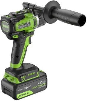 Дрель-шуруповерт Greenworks GD24DD140 аккум. патрон:быстрозажимной (3707607CUD) - купить недорого с доставкой в интернет-магазине