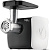 Мясорубка Vitek VT-3602 2200Вт стальной/черный