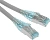 Патч-корд Hyperline PC-LPM-STP-RJ45-RJ45-C6-5M-LSZH-GY U/FTP RJ-45 вил.-вилка RJ-45 кат.6 5м серый LSZH 26AWG