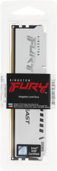 Память DDR5 16GB 6800MHz Kingston KF568C34BW-16 Fury Beast RTL Gaming PC5-54400 CL34 DIMM 288-pin 1.4В kit dual rank с радиатором Ret - купить недорого с доставкой в интернет-магазине