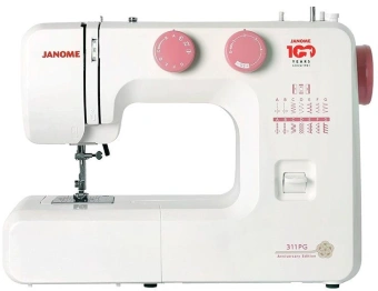 Швейная машина Janome 311PG белый/розовый - купить недорого с доставкой в интернет-магазине
