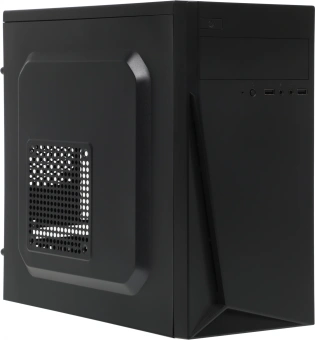 Корпус LinkWorld VC-13M171 М0 черный без БП mATX 1x80mm 1x120mm 2xUSB2.0 audio - купить недорого с доставкой в интернет-магазине