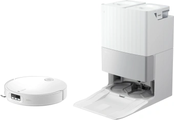 Пылесос-робот Roborock Qrevo EdgeT 60Вт белый (в компл.:1мешок) - купить недорого с доставкой в интернет-магазине