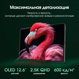 Планшет Digma Pro Evolution G99 (2.2) 8C RAM8Gb ROM256Gb 12.6" OLED 2560x1600 4G Android 15 серебристый 13Mpix 5Mpix BT WiFi microSD 1Tb 9500mAh 94hrs - купить недорого с доставкой в интернет-магазине