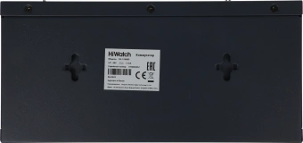 Коммутатор HiWatch DS-S1008P 8x100Мбит/с 2x1Гбит/с 8PoE 8PoE+ 60W неуправляемый - купить недорого с доставкой в интернет-магазине