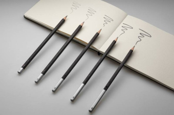 Набор карандашей ч/г Moleskine DRAWING SET EW7P05GPHA мет.кор. 5 кар.H/HB/2B/4B/6B - купить недорого с доставкой в интернет-магазине