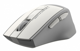 Мышь A4Tech Fstyler FG30 белый/серый оптическая (2000dpi) беспроводная USB (6but) - купить недорого с доставкой в интернет-магазине
