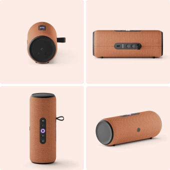 Умная колонка Yandex Стрит Алиса оранжевый 30W 2.0 BT/Wi-Fi 10м 3300mAh (YNDX-00030ORG) - купить недорого с доставкой в интернет-магазине