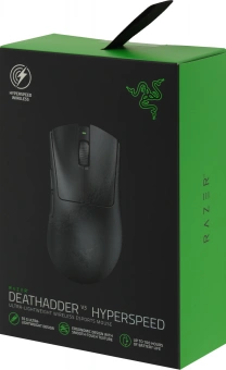 Мышь Razer DeathAdder V3 HyperSpeed черный оптическая 6400dpi беспров. USB 6but (RZ01-05140100-R3G1) - купить недорого с доставкой в интернет-магазине