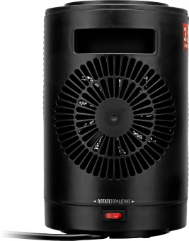 Тепловентилятор Denzel DTFC-1200S 1200Вт черный - купить недорого с доставкой в интернет-магазине