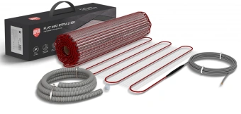 Мат нагревательный Royal Thermo Flat Mat RTFM 2-150-1 1м2 2м 150Вт красный - купить недорого с доставкой в интернет-магазине
