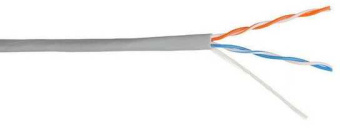 Кабель информационный Lanmaster NM-UTP5E2PR-CCA кат.5е U/UTP не экранированный 2X2X24AWG PVC внутренний 305м серый - купить недорого с доставкой в интернет-магазине