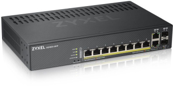 Коммутатор Zyxel GS1920-8HPV2-EU0101F (L2) 8x1Гбит/с 2xКомбо(1000BASE-T/SFP) 8PoE+ 130W управляемый - купить недорого с доставкой в интернет-магазине