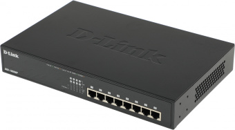 Коммутатор D-Link DGS-1008MP/B1A 8x1Гбит/с 8PoE+ 125W неуправляемый - цена, купить или заказать с доставкой в интернет-магазине Коммутатор D-Link DGS-1008MP/B1A 8x1Гбит/с 8PoE+ 125W неуправляемый - купить недорого с доставкой в интернет-магазине