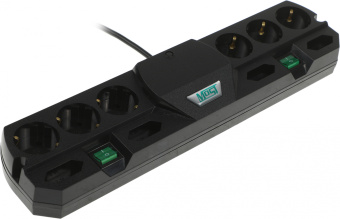 Сетевой фильтр Most TRG 5м (10 розеток) черный (коробка) - купить недорого с доставкой в интернет-магазине