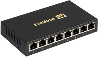 Коммутатор Exegate EDGS-1008D EX298694RUS (L2) 8x1Гбит/с неуправляемый - купить недорого с доставкой в интернет-магазине
