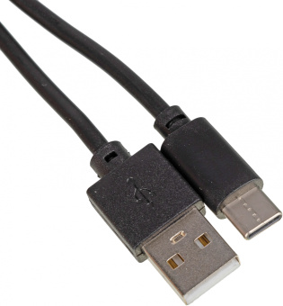 Кабель USB (m)-USB Type-C (m) 2м черный - купить недорого с доставкой в интернет-магазине