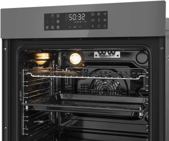 Духовой шкаф Электрический Maunfeld EOEH7614LGR серый - цена, купить или заказать с доставкой в интернет-магазине Духовой шкаф Электрический Maunfeld EOEH7614LGR серый - купить недорого с доставкой в интернет-магазине