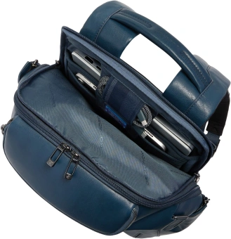 Рюкзак Piquadro Victor CA7180W143/BLU синий натур.кожа - купить недорого с доставкой в интернет-магазине