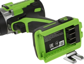 Дрель-шуруповерт Greenworks GD24DD140 аккум. патрон:быстрозажимной (3707607) - купить недорого с доставкой в интернет-магазине