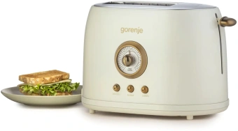 Тостер Gorenje T850CD 850Вт бежевый - купить недорого с доставкой в интернет-магазине