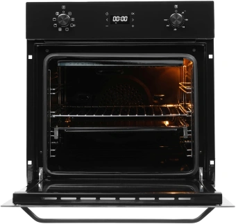 Духовой шкаф Электрический Domfy DM6642EO BG стекло черное - купить недорого с доставкой в интернет-магазине