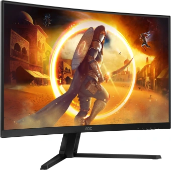 Монитор AOC 31.5" Gaming CQ32G4VE черный VA LED 16:9 HDMI матовая 300cd 178гр/178гр 2560x1440 180Hz DP Quad HD 2K (1440p) 7.31кг - купить недорого с доставкой в интернет-магазине