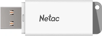 Флеш Диск Netac 4GB U185 NT03U185N-004G-20WH USB2.0 белый - купить недорого с доставкой в интернет-магазине