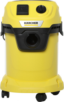 Строительный пылесос Karcher WD 3 P V-17/4/20 Workshop 1000Вт (уборка: сухая/сбор воды/выдув) желтый - купить недорого с доставкой в интернет-магазине