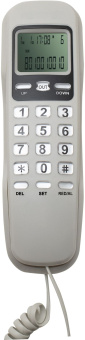 Телефон проводной Ritmix RT-010 белый - купить недорого с доставкой в интернет-магазине