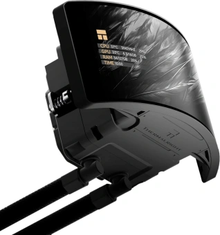 Система водяного охлаждения Thermalright Rainbow Vision 360 Turbo Soc-AM5/AM4/1200/1700/1851 черный 4-pin 28.1dB Al LCD Ret (R-VISION-TURBO-360-BL-ARGB) - купить недорого с доставкой в интернет-магазине