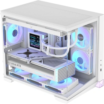 Корпус Formula Crystal Z4M Plus белый без БП mATX 2x120mm 1xUSB2.0 1xUSB3.0 audio bott PSU - купить недорого с доставкой в интернет-магазине