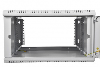 Шкаф коммутационный ЦМО ШРН-ЭКОНОМ (ШРН-Э-15.350) настенный 15U 600x350мм пер.дв.стекл задн.дв.стал.лист 85кг серый 300мм 746мм - купить недорого с доставкой в интернет-магазине