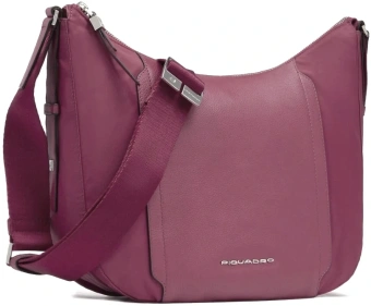 Сумка женская Piquadro Lyra BD6658W92T/BO бургунди натур.кожа/ткань - купить недорого с доставкой в интернет-магазине