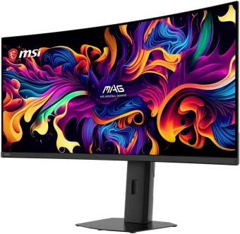 Монитор MSI 34" MPG 341CQP QD-OLED X28 черный QD OLED LED 21:9 HDMI матовая HAS 250cd 178гр/178гр 3440x1440 280Hz DP UW USB 9.3кг - купить недорого с доставкой в интернет-магазине